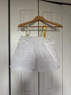 Lululemon S2 white skirt with integrated shorts